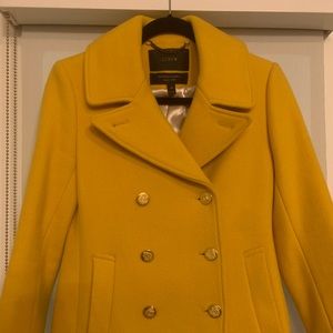 J Crew Pea Coat. EUC.